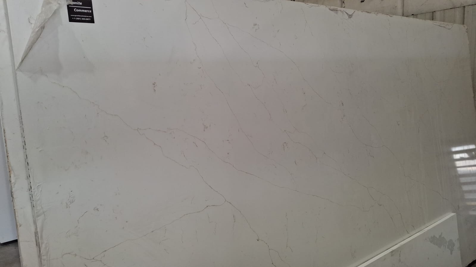 Calacatta Rustic Brown Super Jumbo slab sample